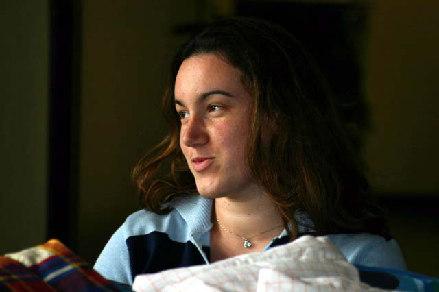 Francesca al banco delle coccole