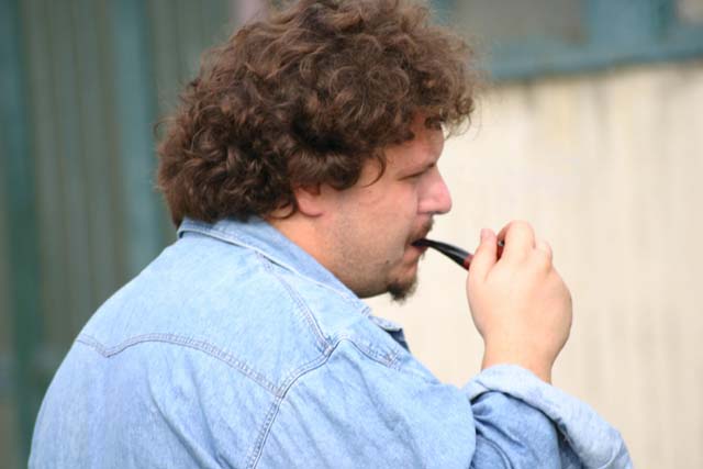 mirko e la sua inseparabile pipa